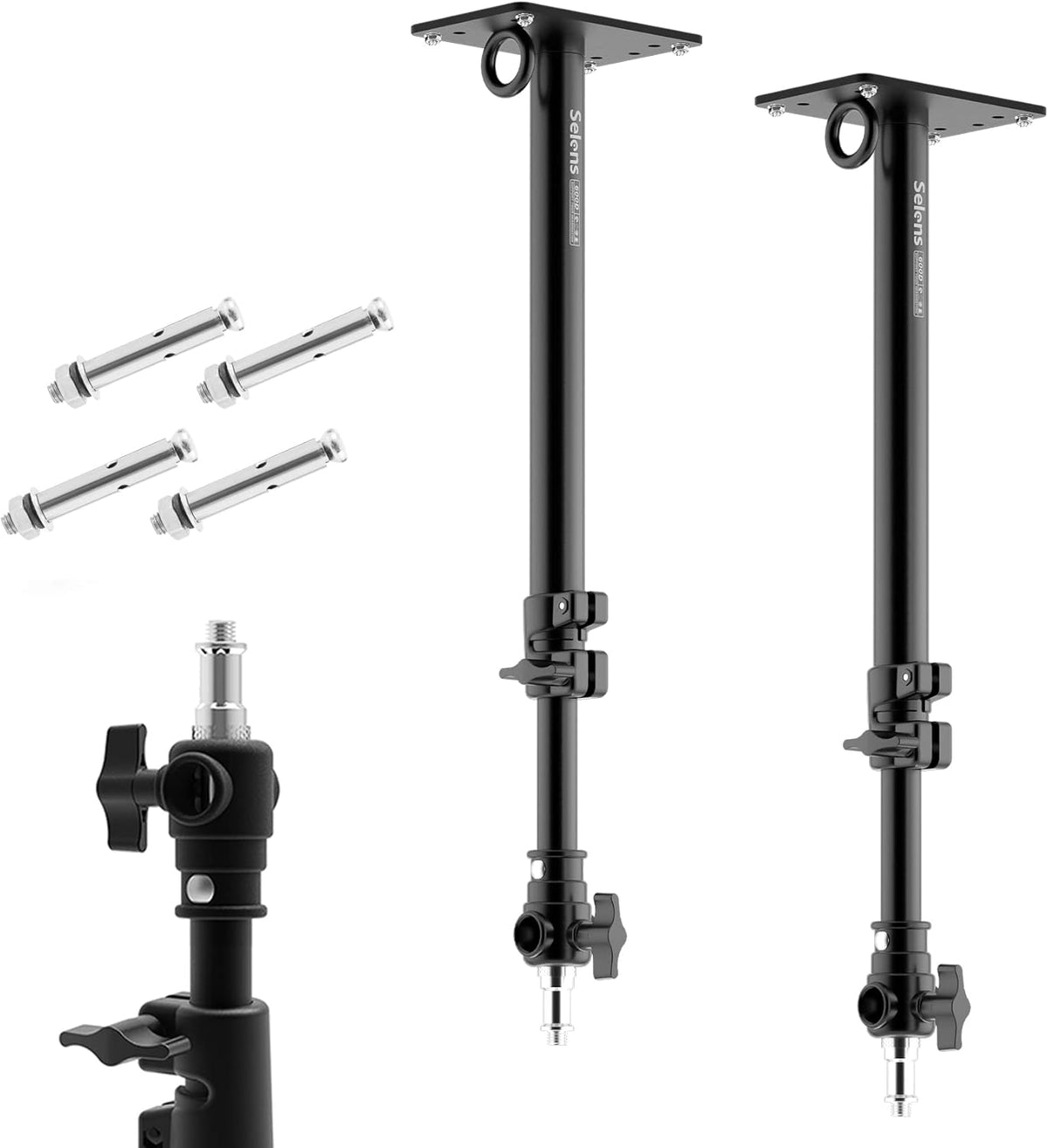 2 Pack Camera Mount Boom Arm with 3/8 1/4 Thread Y138