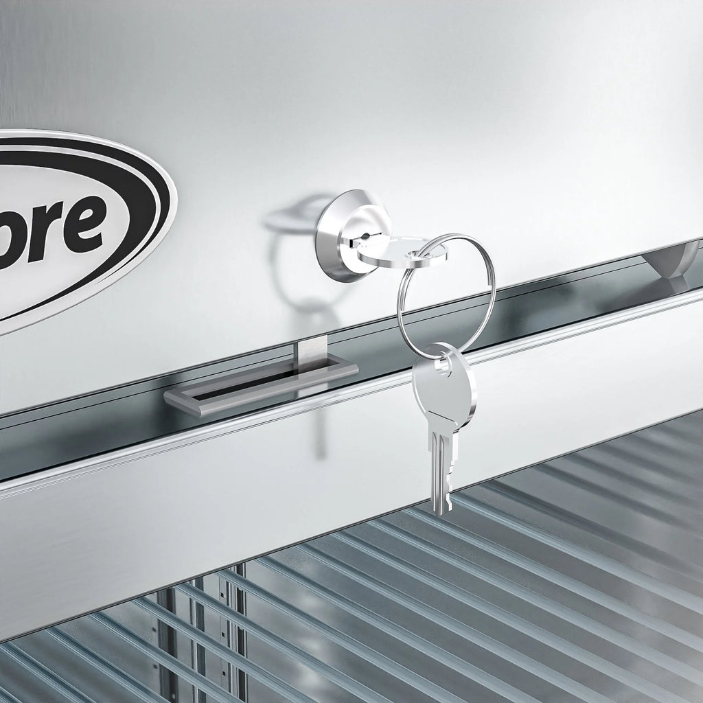 29 in. One Glass Door Reach-In Freezer 23 Cu. ft. O551