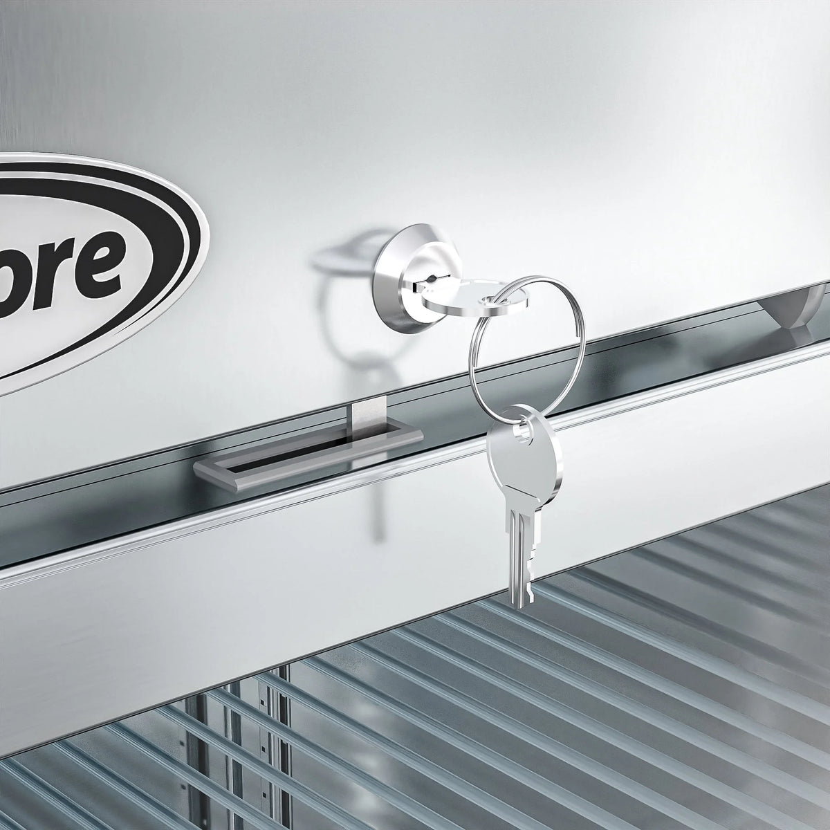 29 in. One Glass Door Reach-In Freezer 23 Cu. ft. O551