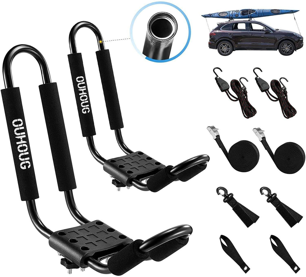 Kayak Roof Rack Universal Rack Carrier Rooftop Mount Rack C99754