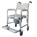 4 in 1 Rolling Shower Commode Chair with Braking Casters B72928