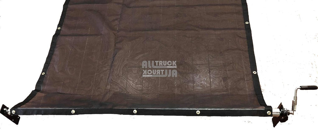 Truck & Trailer Tarp Roller Kit with PVC Mesh Tarp (7'6 x 15') C190541