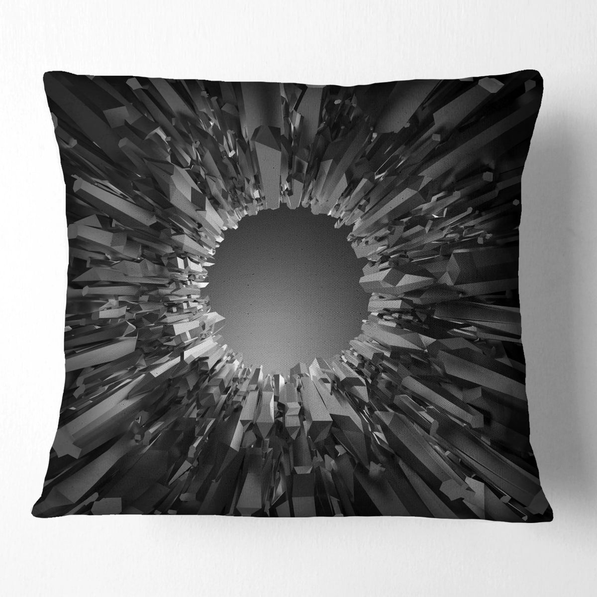 Abstract Throw Pillow 18 in. x 18 in. U7637