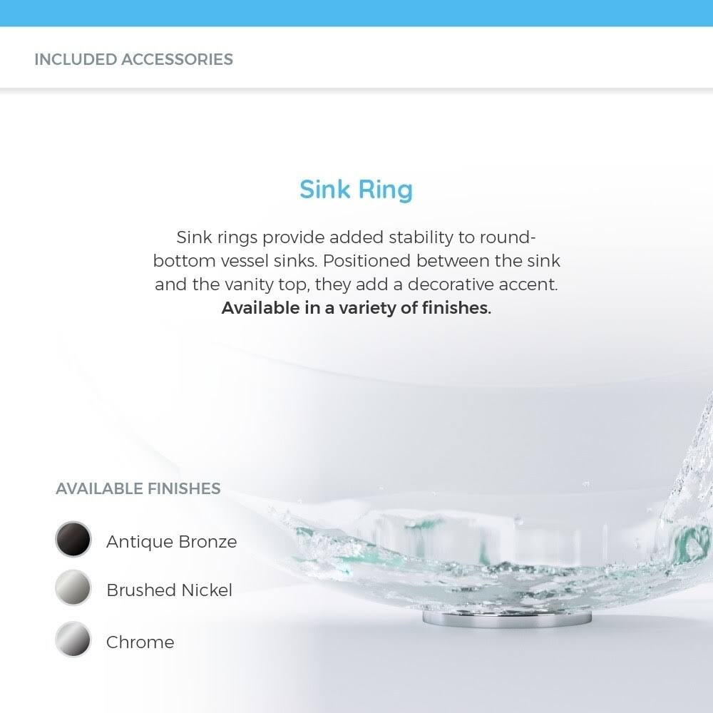 Crystal Chrome Vessel Faucet Ensemble I66889