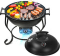 17 inches Portable Charcoal Grill with Adjustable Fan U672010