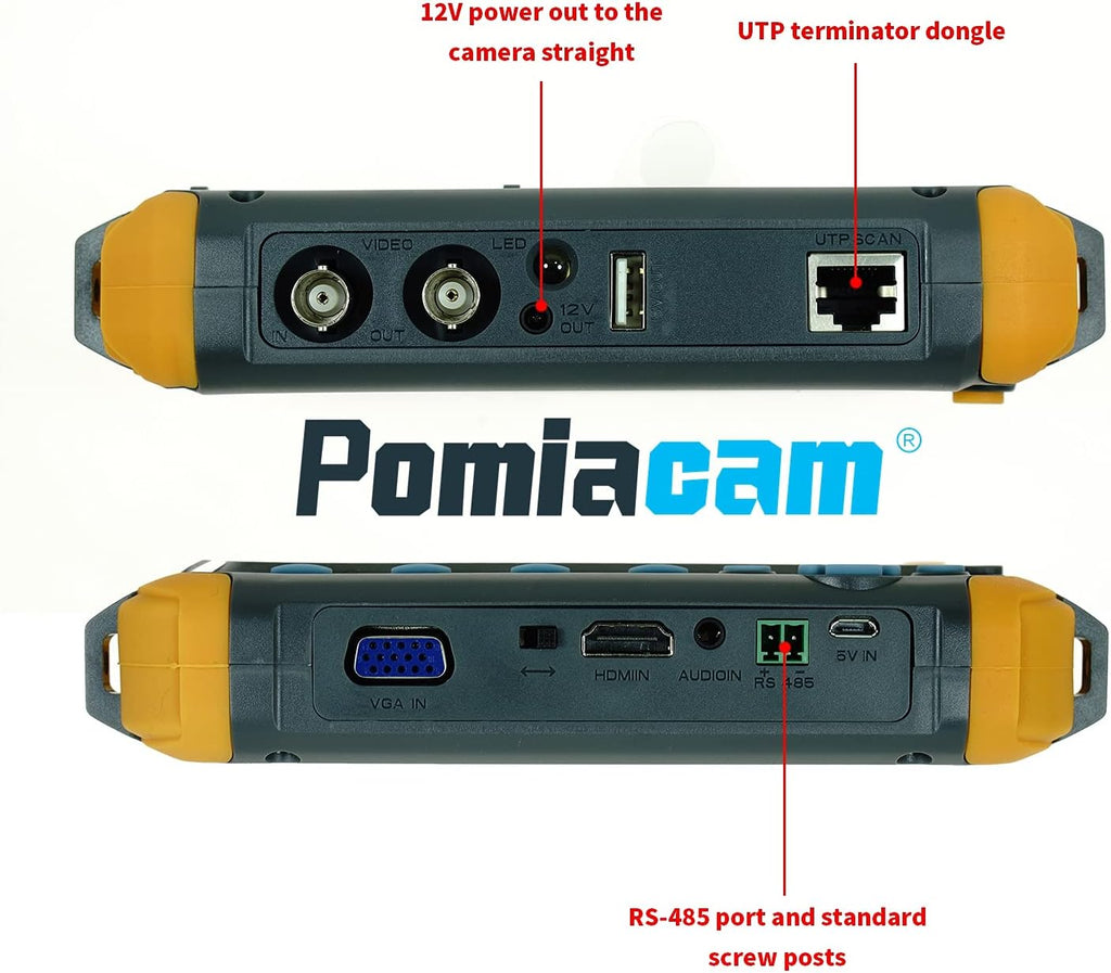 CCTV Tester with UTP/PTZ Tool, DC12V Output Portable Monitor A84766