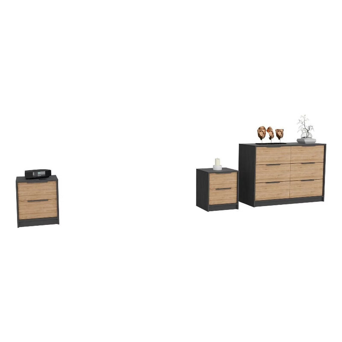 3 Bedroom Set Engineered Wood W54872