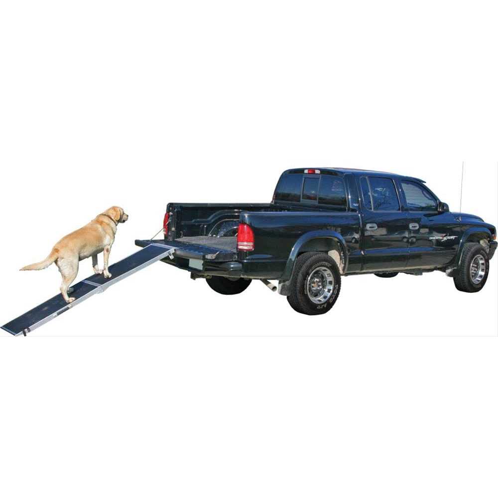 8 ft Lightweight Extra Wide Folding Aluminum Pet Ramp B952