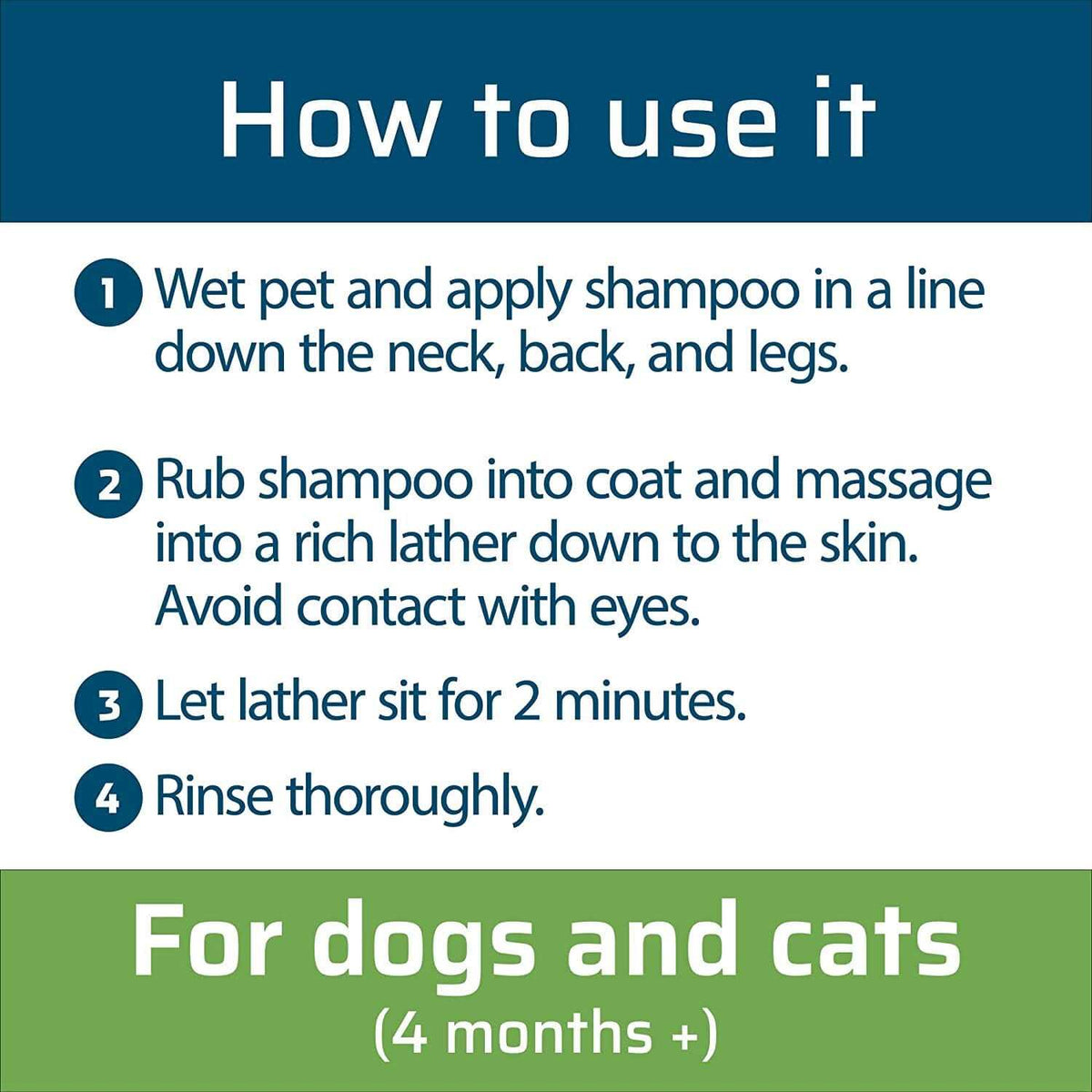 Flea and Tick Shampoo for Dogs Cats A368355