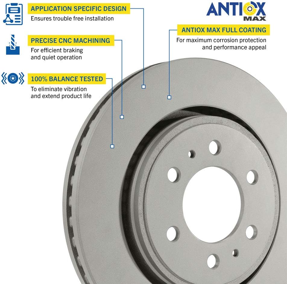Front Brake Calipers Rotors Ceramic Pads J61613