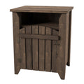 Reclaimed Oak End Table Q628