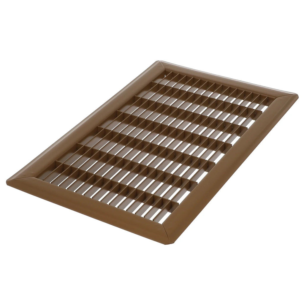 6in x 24in Brown Heavy Gauge Steel Floor Grille K125