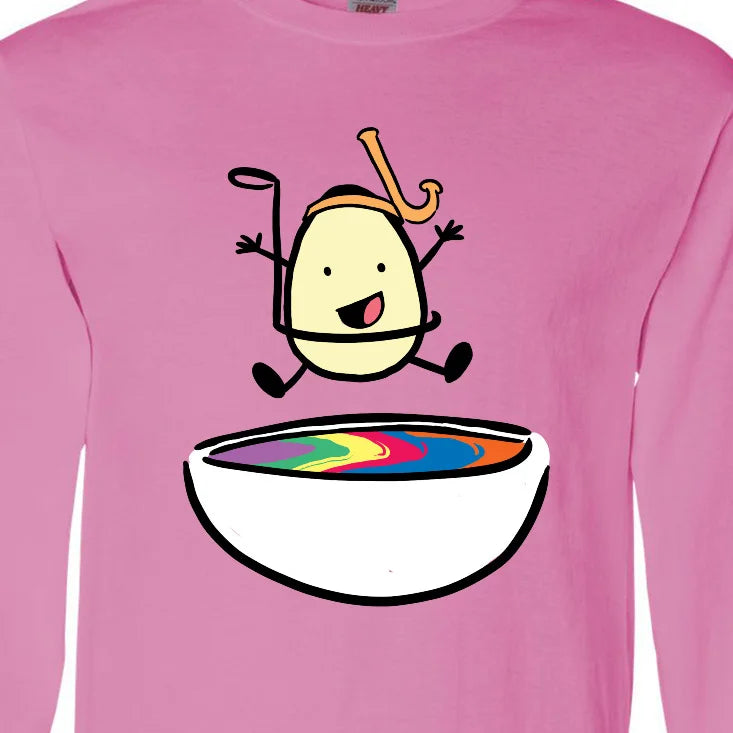 Easter Egg Snorkel Long Sleeve T-Shirt D682