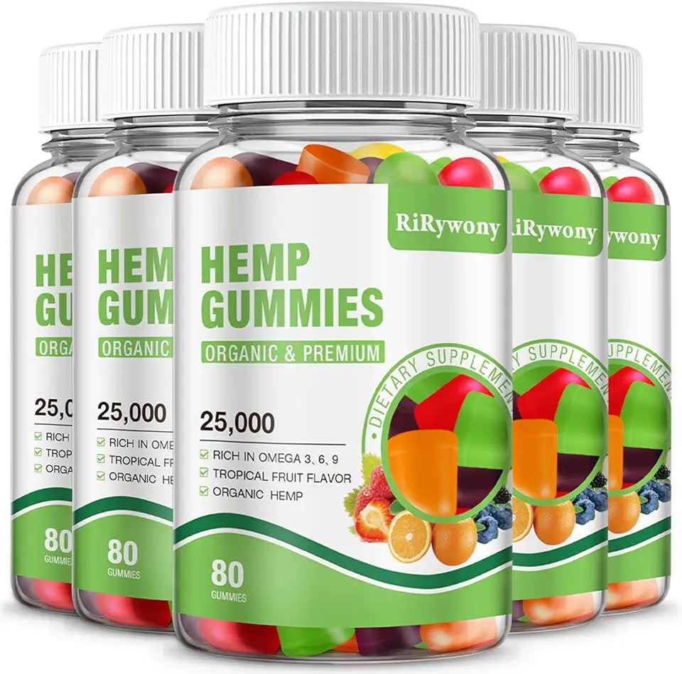 Hemp Gummies 5 Pack High Potency Edible Gummies N761965