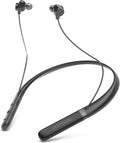 Black Wireless Neckband Bluetooth Headphones with Magnetic Earbuds, Pack of 2 N56124
