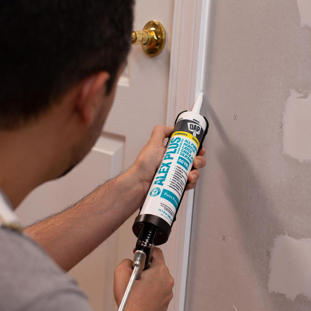 White Acrylic Latex Silicone Caulk G719874