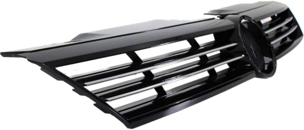 Chrome Shell Grille Assembly with Painted Black Insert Q399