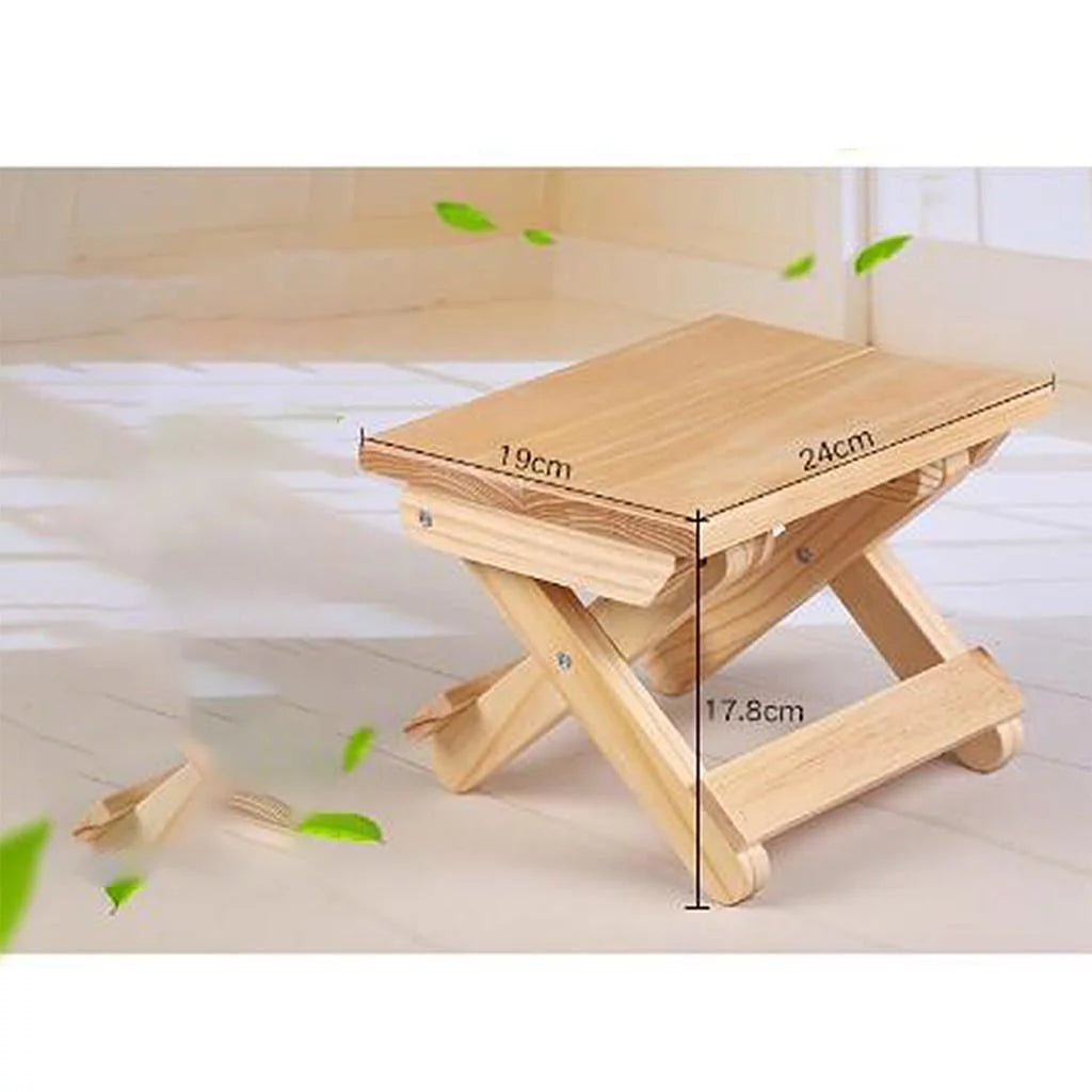 Folding Wooden Step Stool Q944