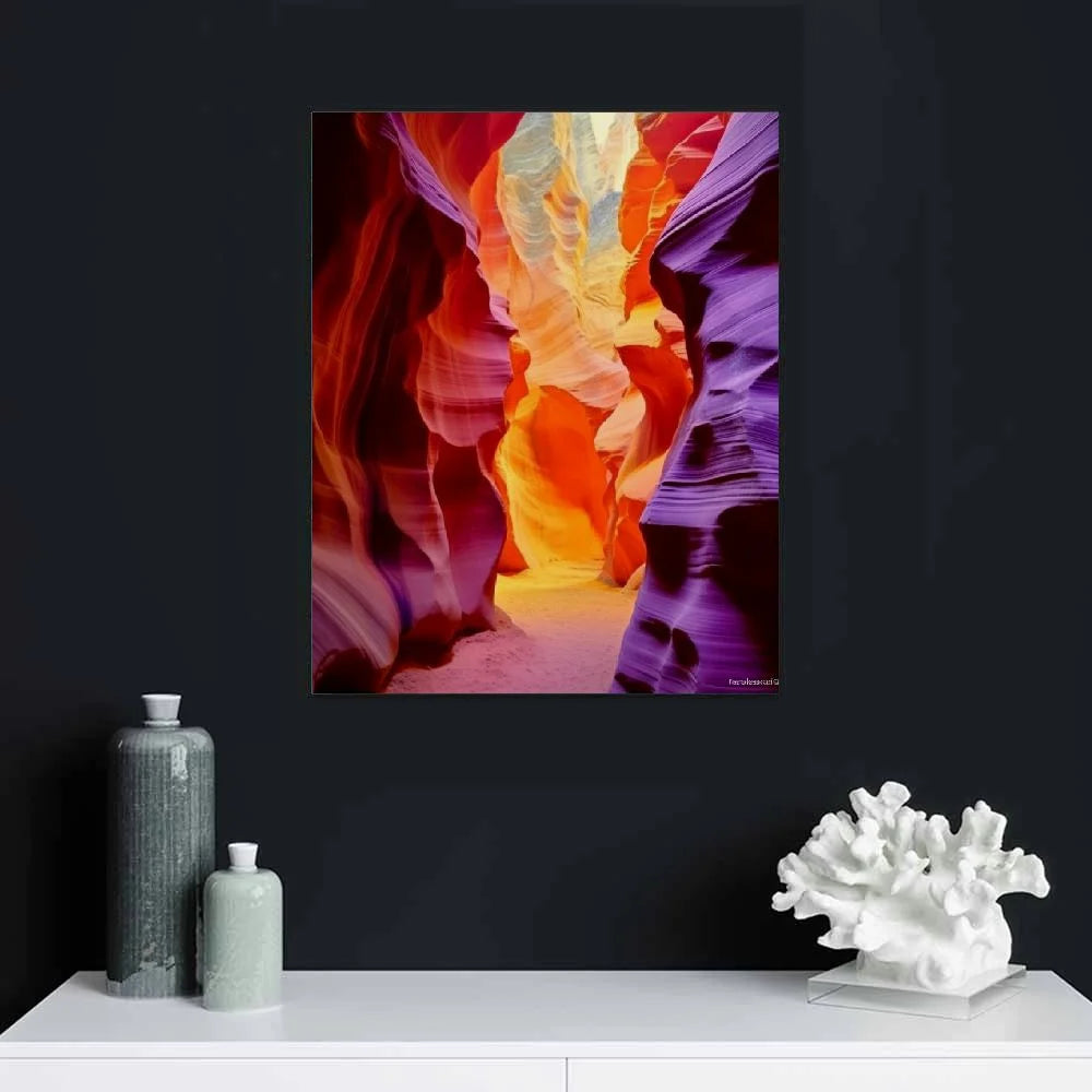 Upper Antelope Slot Canyon Scenic Canvas Wall Art Prints Y97571