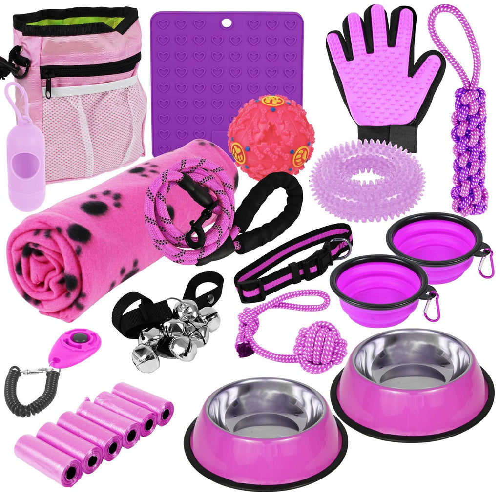 Puppy Starter Kit Dog Toys Dog Bed Blankets Grooming Tool Z253