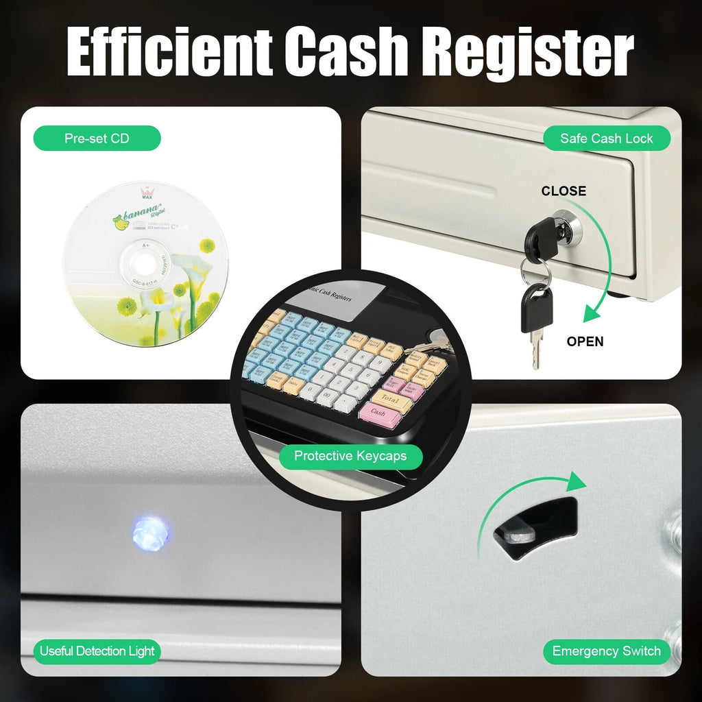 Electronic Cash Register POS System 48 Key I461108